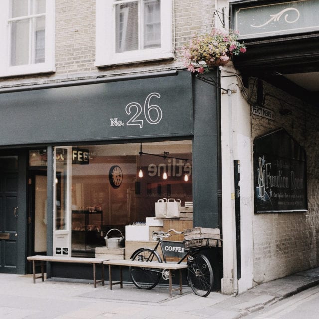 coffee shop bicycle feature image