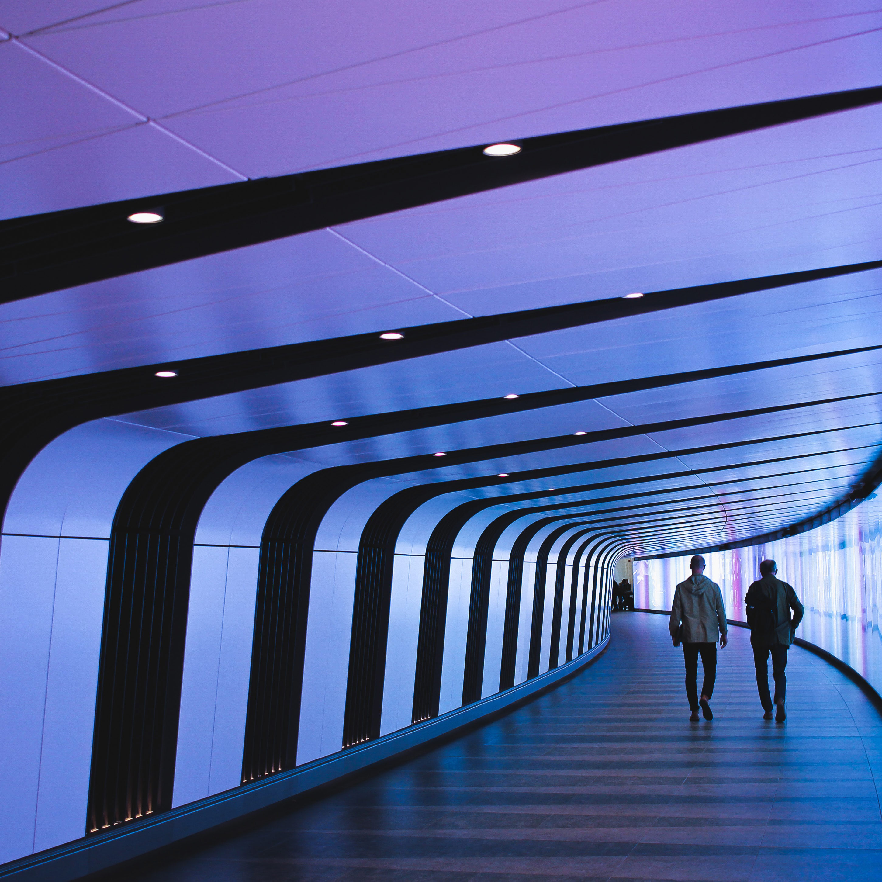 Futuristic tunnel